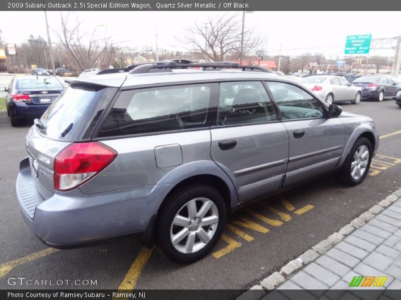 Quartz Silver Metallic / Off Black 2009 Subaru Outback 2.5i Special Edition Wagon