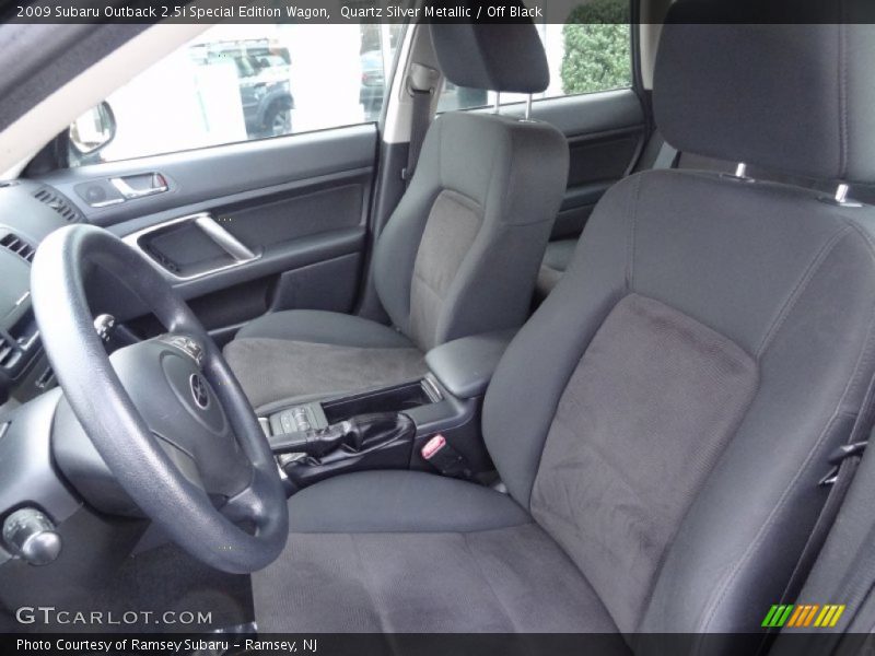 Quartz Silver Metallic / Off Black 2009 Subaru Outback 2.5i Special Edition Wagon