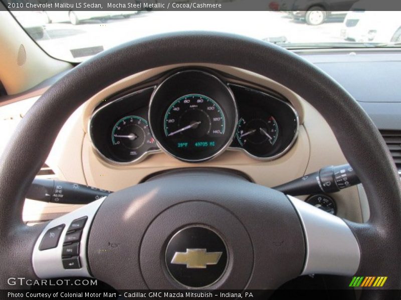 Mocha Steel Metallic / Cocoa/Cashmere 2010 Chevrolet Malibu LS Sedan