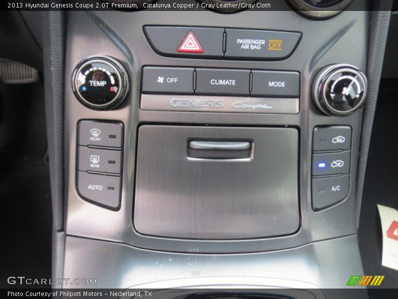 Controls of 2013 Genesis Coupe 2.0T Premium