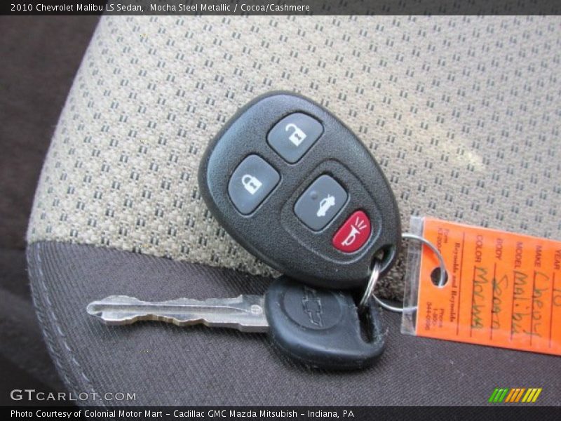 Keys of 2010 Malibu LS Sedan