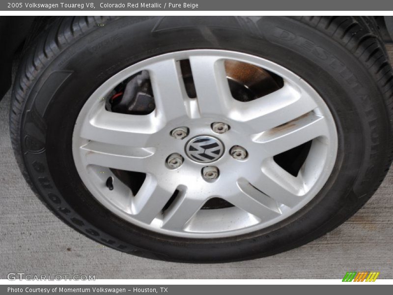 Colorado Red Metallic / Pure Beige 2005 Volkswagen Touareg V8