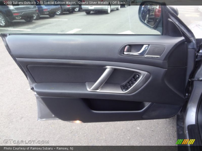 Quartz Silver Metallic / Off Black 2009 Subaru Outback 2.5i Special Edition Wagon