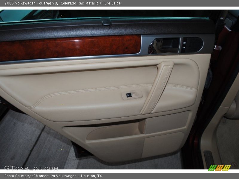 Colorado Red Metallic / Pure Beige 2005 Volkswagen Touareg V8