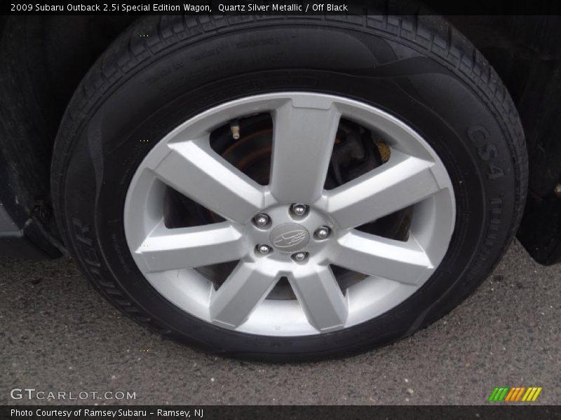 Quartz Silver Metallic / Off Black 2009 Subaru Outback 2.5i Special Edition Wagon