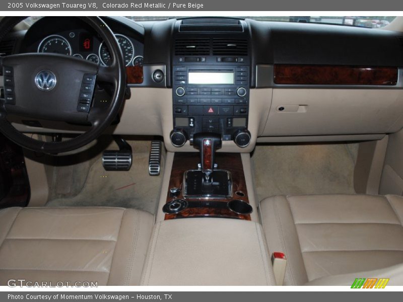 Colorado Red Metallic / Pure Beige 2005 Volkswagen Touareg V8