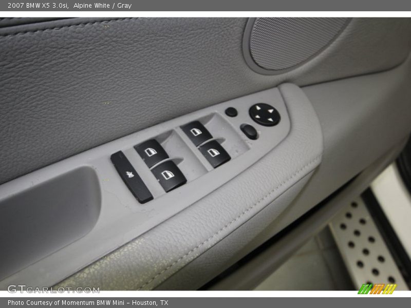 Alpine White / Gray 2007 BMW X5 3.0si