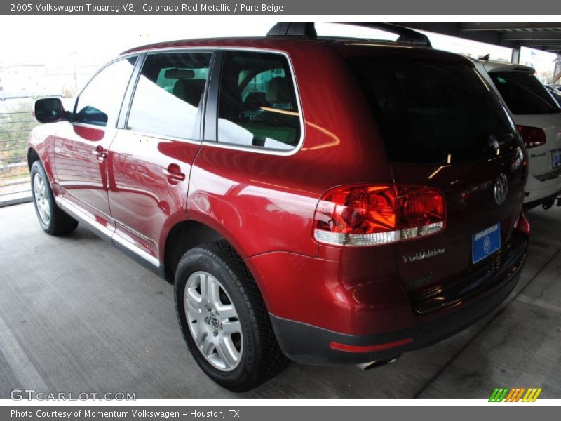 Colorado Red Metallic / Pure Beige 2005 Volkswagen Touareg V8