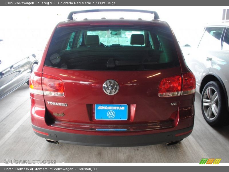 Colorado Red Metallic / Pure Beige 2005 Volkswagen Touareg V8