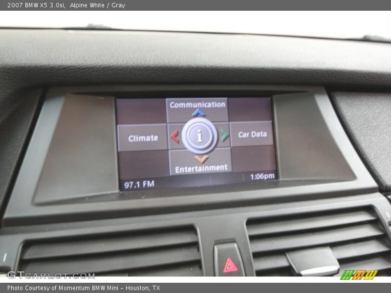 Alpine White / Gray 2007 BMW X5 3.0si