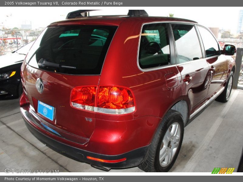 Colorado Red Metallic / Pure Beige 2005 Volkswagen Touareg V8