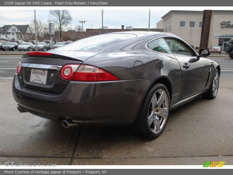Pearl Grey Metallic / Ivory/Slate 2008 Jaguar XK XK8 Coupe