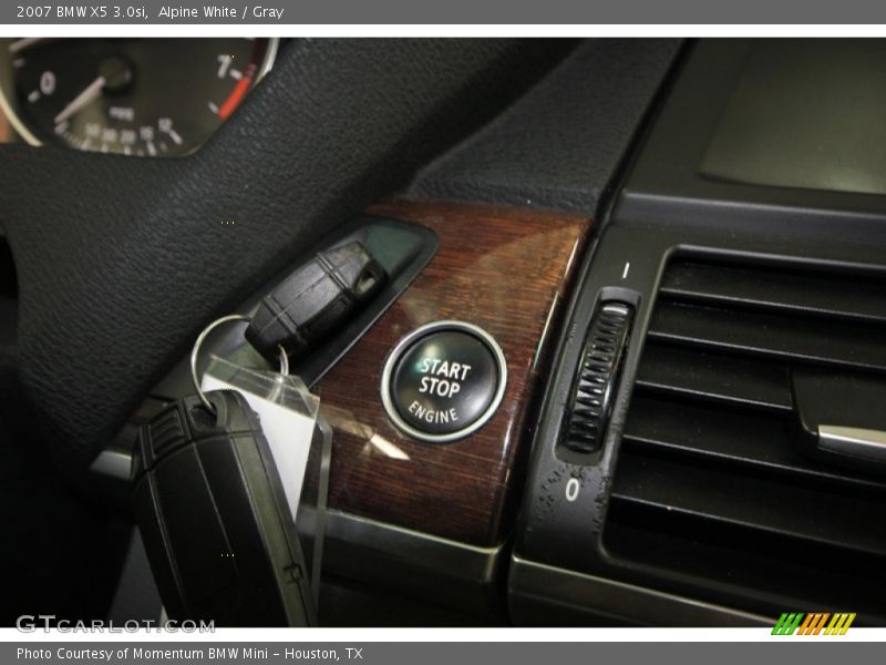 Alpine White / Gray 2007 BMW X5 3.0si