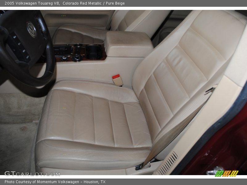 Colorado Red Metallic / Pure Beige 2005 Volkswagen Touareg V8