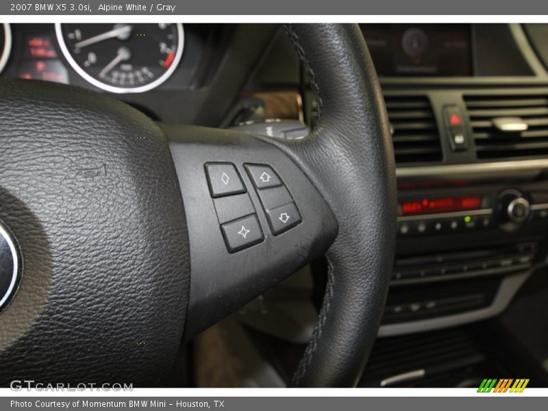 Alpine White / Gray 2007 BMW X5 3.0si