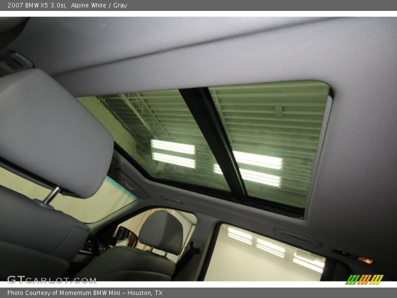 Alpine White / Gray 2007 BMW X5 3.0si