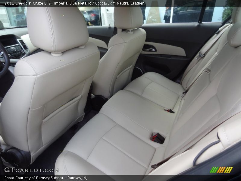 Imperial Blue Metallic / Cocoa/Light Neutral Leather 2011 Chevrolet Cruze LTZ