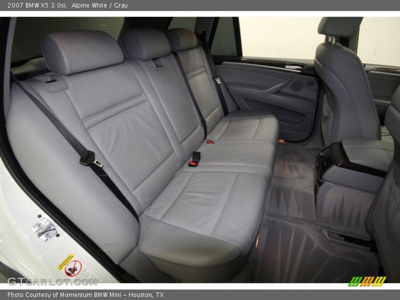 Alpine White / Gray 2007 BMW X5 3.0si