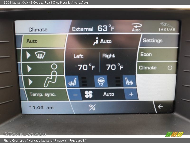 Controls of 2008 XK XK8 Coupe