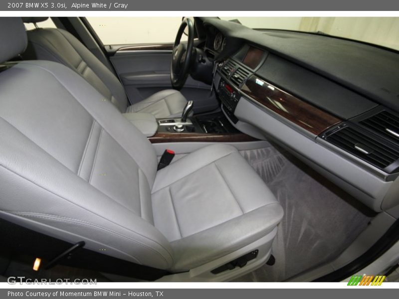 Alpine White / Gray 2007 BMW X5 3.0si