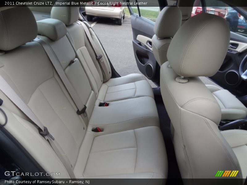 Imperial Blue Metallic / Cocoa/Light Neutral Leather 2011 Chevrolet Cruze LTZ