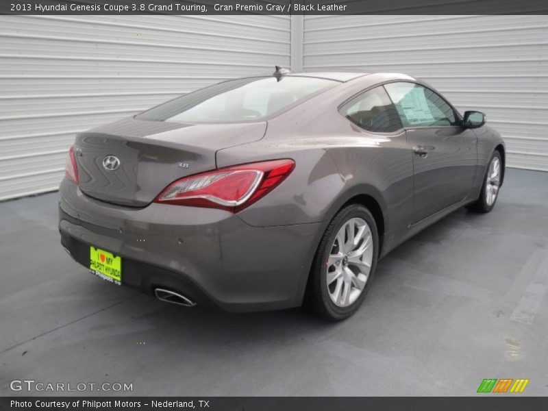 Gran Premio Gray / Black Leather 2013 Hyundai Genesis Coupe 3.8 Grand Touring