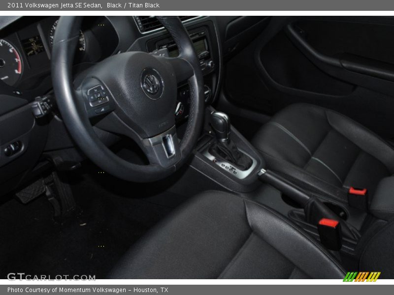 Black / Titan Black 2011 Volkswagen Jetta SE Sedan