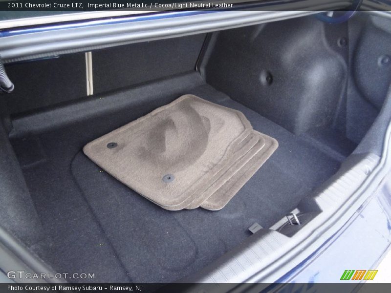 Imperial Blue Metallic / Cocoa/Light Neutral Leather 2011 Chevrolet Cruze LTZ