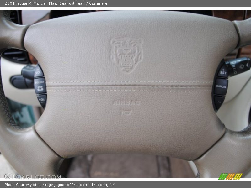 Seafrost Pearl / Cashmere 2001 Jaguar XJ Vanden Plas