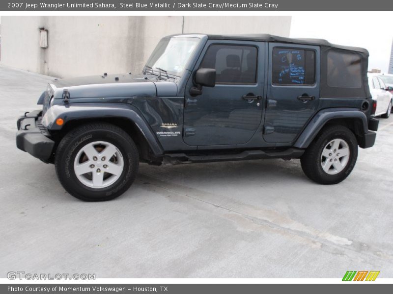 Front 3/4 View of 2007 Wrangler Unlimited Sahara