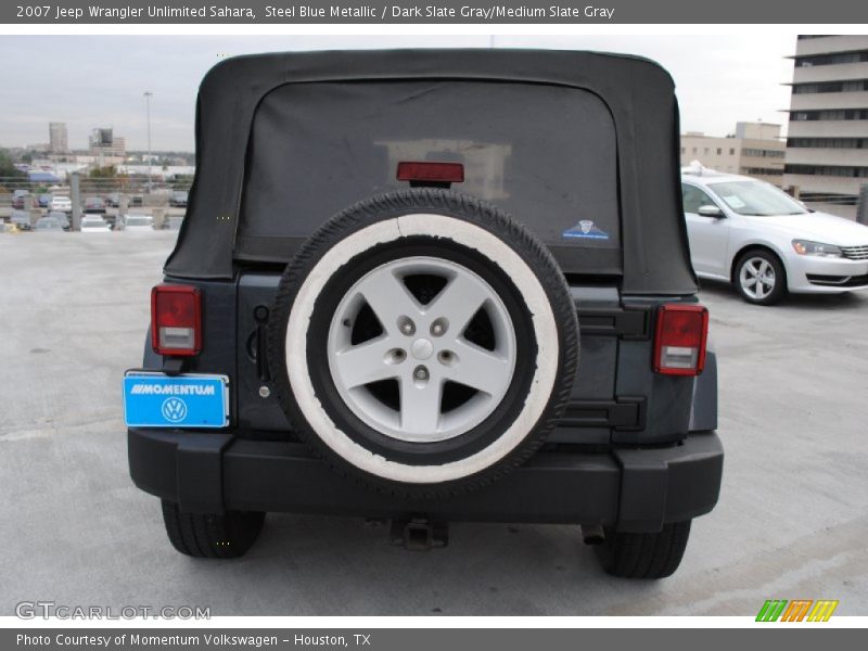 Steel Blue Metallic / Dark Slate Gray/Medium Slate Gray 2007 Jeep Wrangler Unlimited Sahara