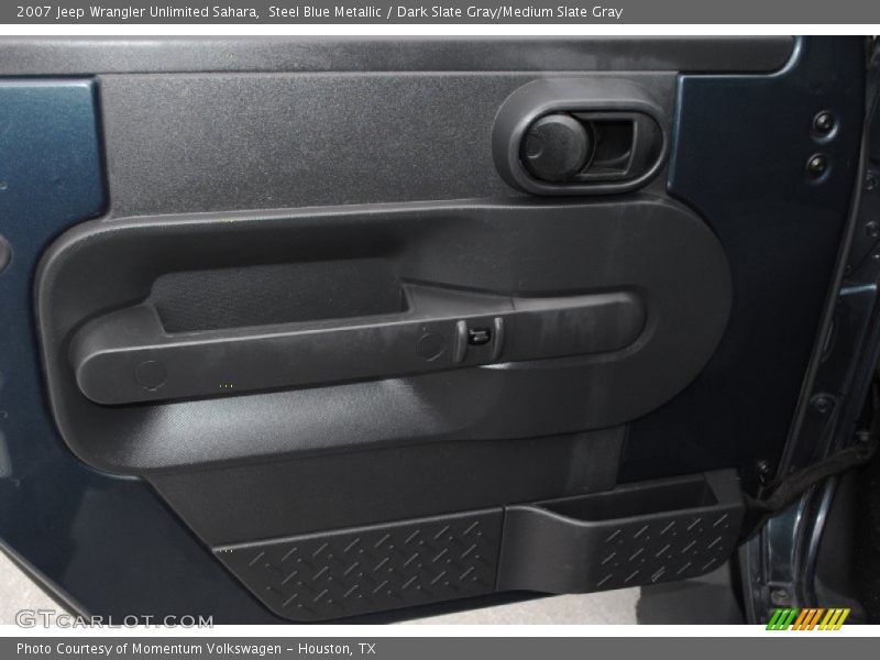 Steel Blue Metallic / Dark Slate Gray/Medium Slate Gray 2007 Jeep Wrangler Unlimited Sahara