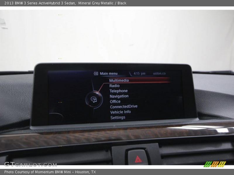 Mineral Grey Metallic / Black 2013 BMW 3 Series ActiveHybrid 3 Sedan