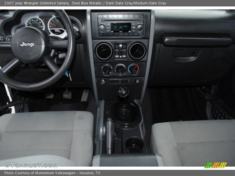 Steel Blue Metallic / Dark Slate Gray/Medium Slate Gray 2007 Jeep Wrangler Unlimited Sahara