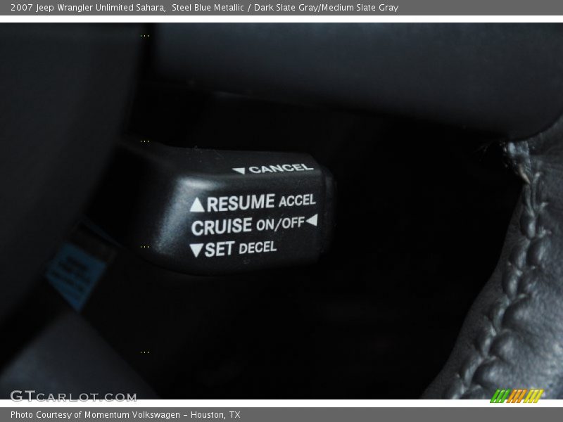 Steel Blue Metallic / Dark Slate Gray/Medium Slate Gray 2007 Jeep Wrangler Unlimited Sahara