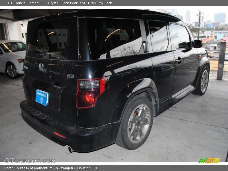 Crystal Black Pearl / SC Titanium/Black 2010 Honda Element SC