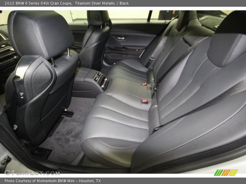 Rear Seat of 2013 6 Series 640i Gran Coupe