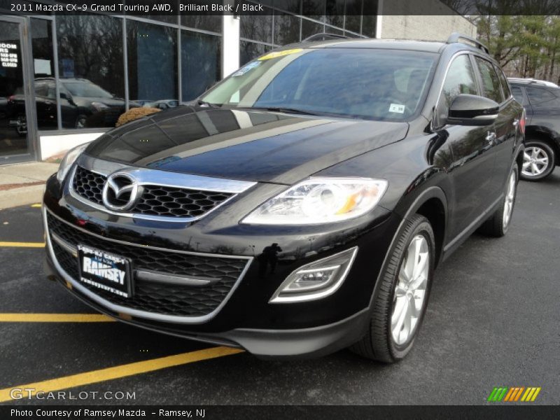 Brilliant Black / Black 2011 Mazda CX-9 Grand Touring AWD