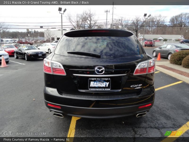 Brilliant Black / Black 2011 Mazda CX-9 Grand Touring AWD