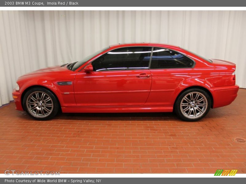Imola Red / Black 2003 BMW M3 Coupe