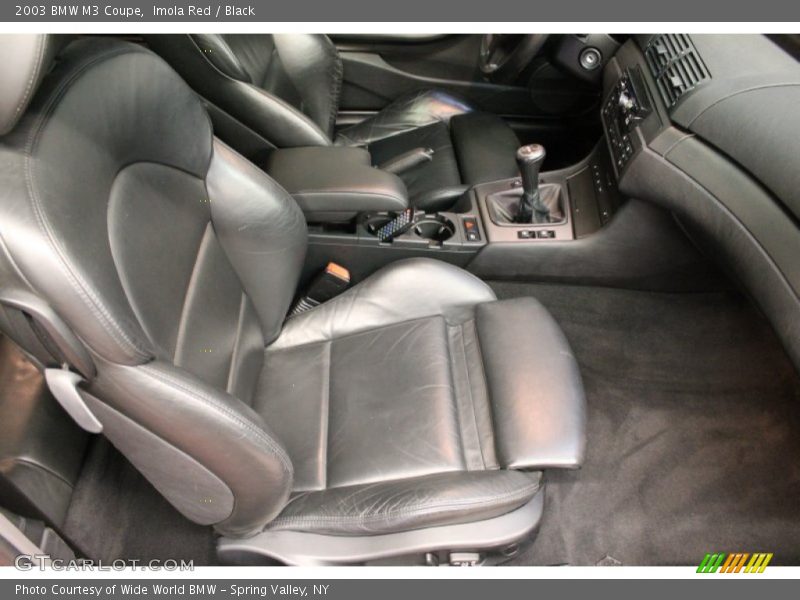 Imola Red / Black 2003 BMW M3 Coupe