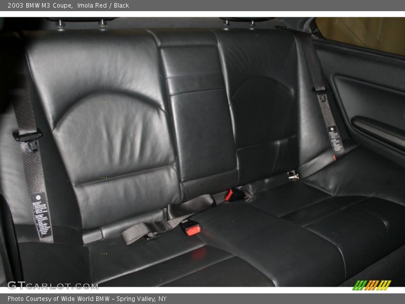 Rear Seat of 2003 M3 Coupe