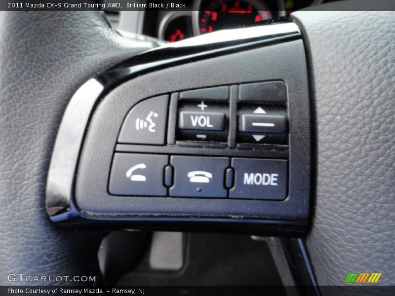Controls of 2011 CX-9 Grand Touring AWD