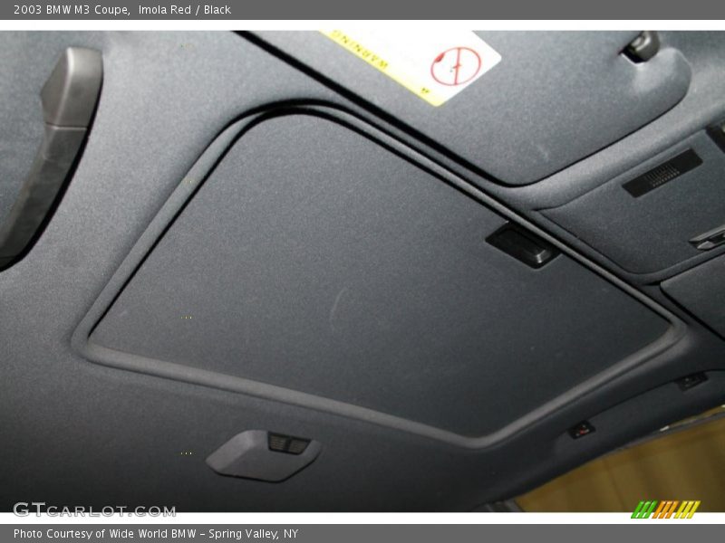 Imola Red / Black 2003 BMW M3 Coupe