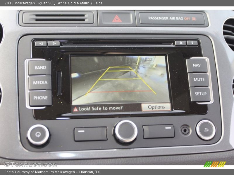White Gold Metallic / Beige 2013 Volkswagen Tiguan SEL