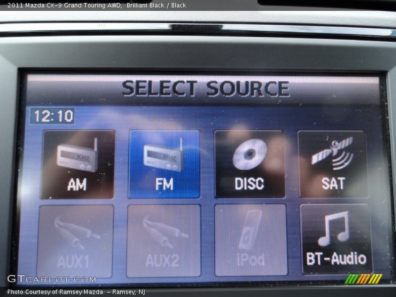 Audio System of 2011 CX-9 Grand Touring AWD