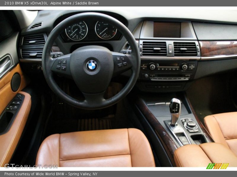 Alpine White / Saddle Brown 2010 BMW X5 xDrive30i