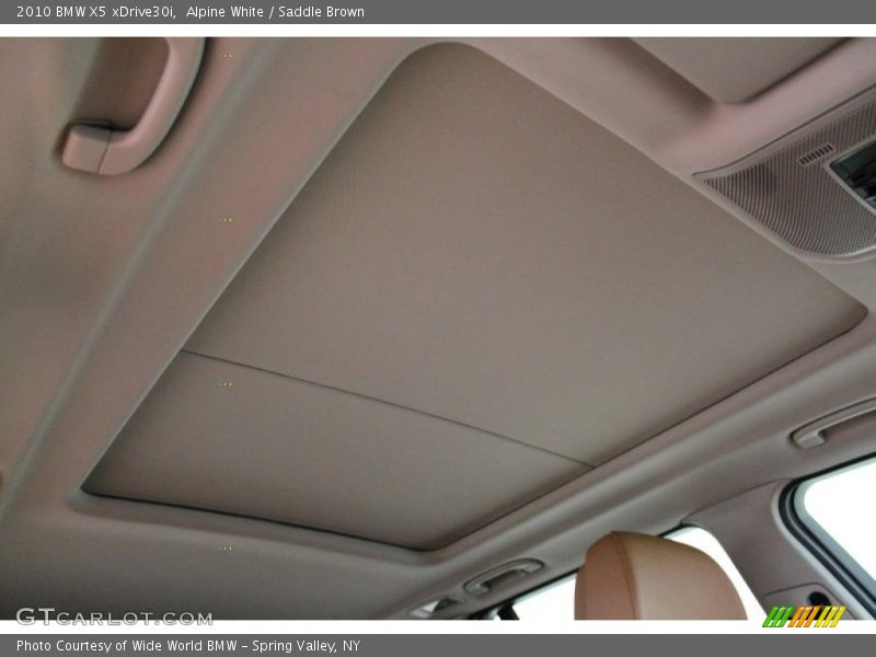 Alpine White / Saddle Brown 2010 BMW X5 xDrive30i