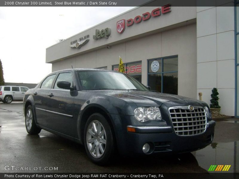 Steel Blue Metallic / Dark Slate Gray 2008 Chrysler 300 Limited