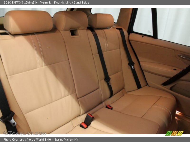 Vermilion Red Metallic / Sand Beige 2010 BMW X3 xDrive30i